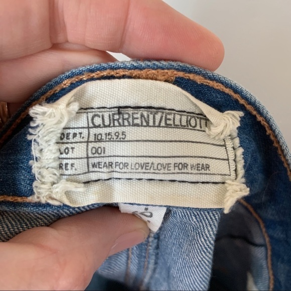 Current/Elliott The Naval Skirt Jean Skirt Size 26 - Picture 5 of 8